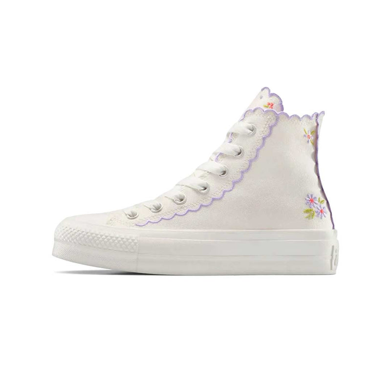 Converse - Women's Chuck Taylor All Star Embroidered Flowers High Top Shoes (A13528C)