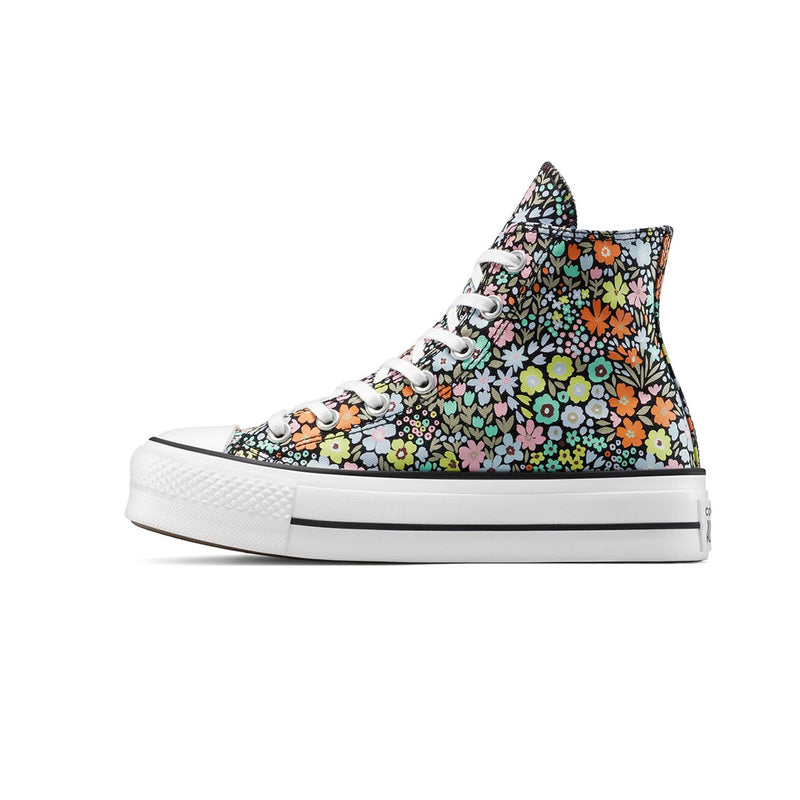 Converse - Women's Chuck Taylor All Star Lift Allover Florals High Top Shoes (A15009C)