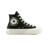 Converse - Women's Chuck Taylor All Star Lift Floral Embroidery High Top Shoes (A15007C)