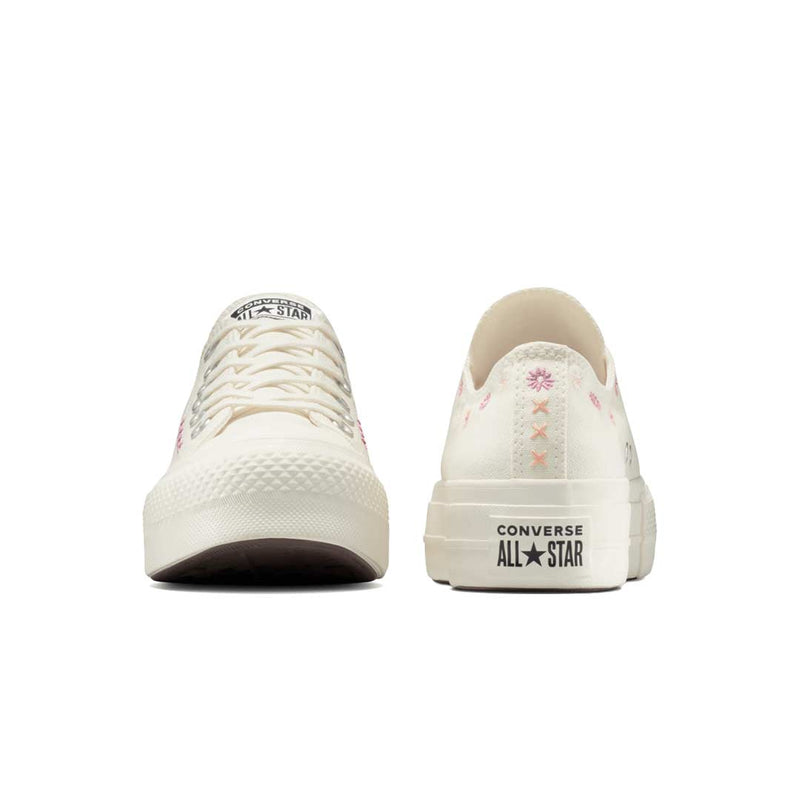Converse - Women's Chuck Taylor All Star Lift Floral Embroidery Low Top Shoes (A15008C)