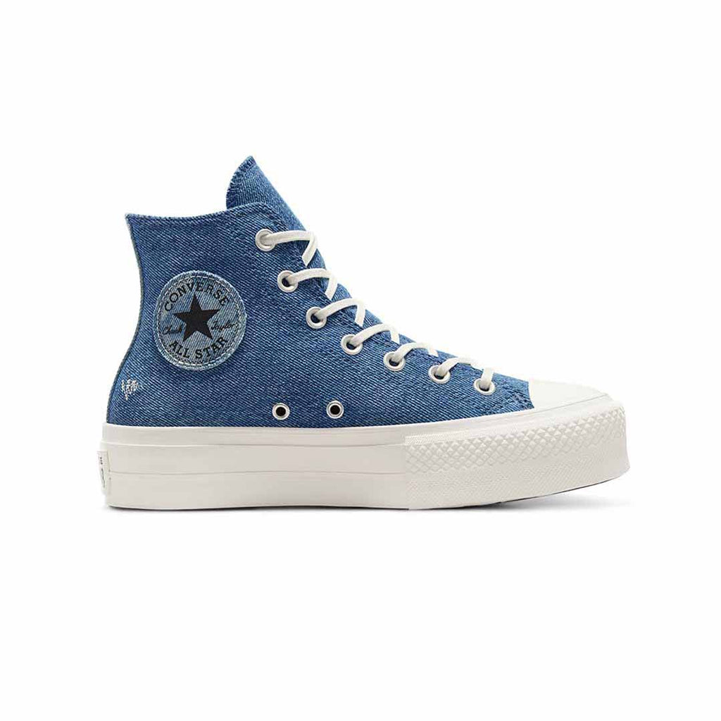 Converse Women's Chuck Taylor All Star Lift Platform Denim High Top Shoes (A12045C)