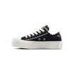 Converse - Women's Chuck Taylor All Star Lift Platform Embroidered Flowers Low Top Shoes (A13529C)