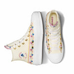 Converse - Women's Chuck Taylor All Star Lift Platform Free Spirit Florals High Top Shoes (A12050C)