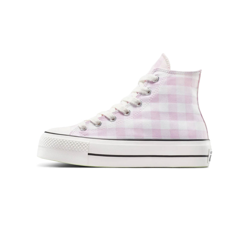Converse - Women's Chuck Taylor All Star Lift Platform Gingham High Top Shoes (A13663C)
