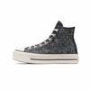 Converse - Women's Chuck Taylor All Star Lift Platform Glitter High Top Shoes (A09551C)