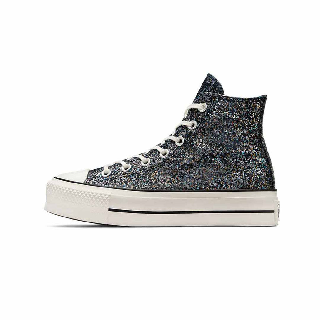 Converse - Women's Chuck Taylor All Star Lift Platform Glitter High Top Shoes (A09551C)