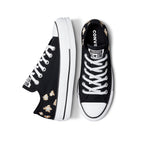 Converse - Women's Chuck Taylor All Star Lift Platform Leopard Print Low Top Shoes (A14937C)