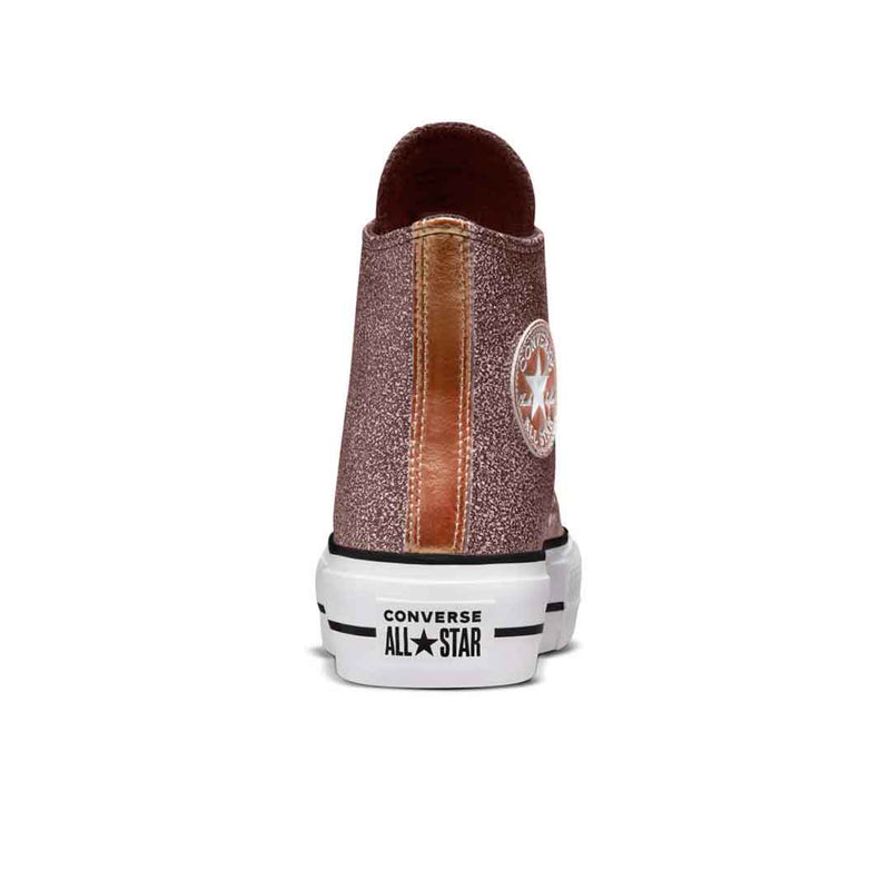Converse - Women's Chuck Taylor All Star Lift Platform Metallic Glitter High Top Shoes (A03240C)