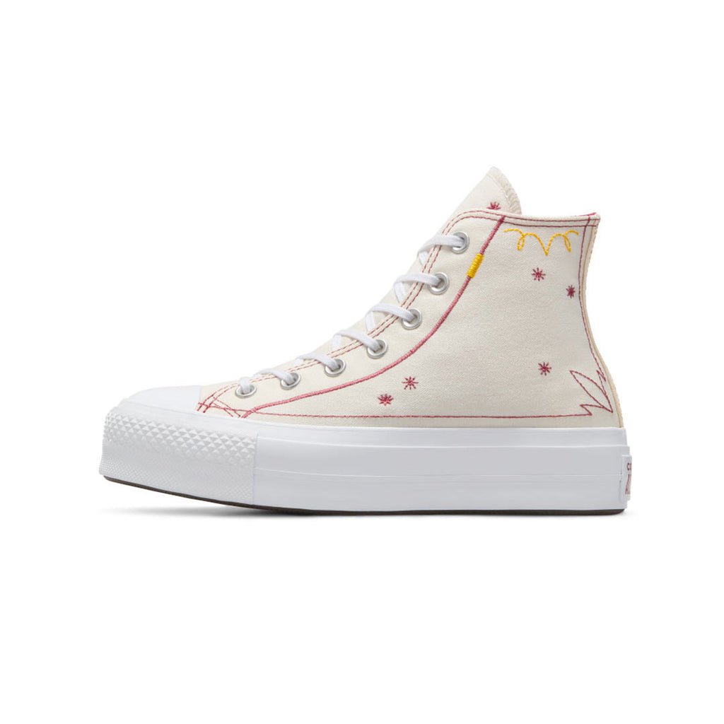 Converse - Women's Chuck Taylor All Star Lift Platform Western Stitch High Top Shoes (A13395C)