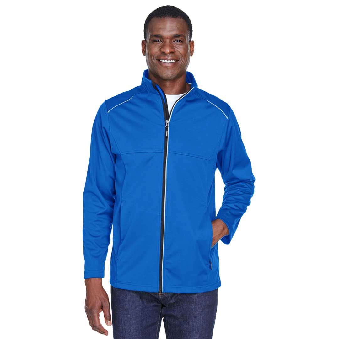 Core365 - Men's Techno Lite Three-Layer Knit Tech-Shell Jacket