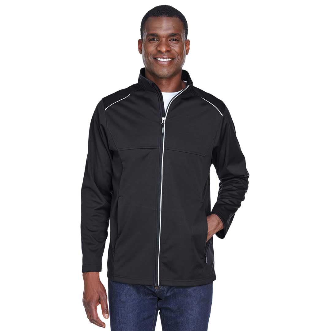 Core365 - Men's Techno Lite Three-Layer Knit Tech-Shell Jacket