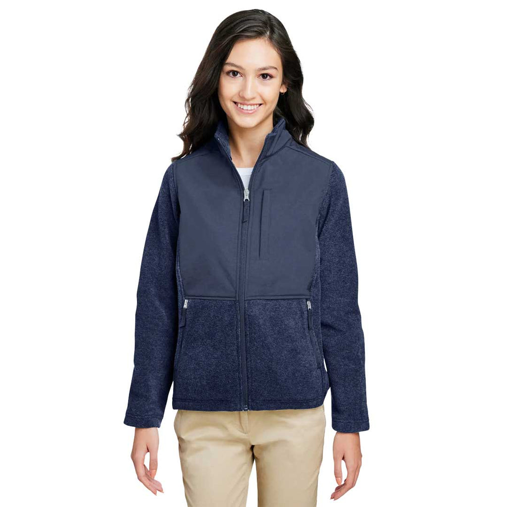 Core365 - Women's Journey Summit Hybrid Full Zip Jacket (CE890W MR)