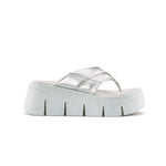Cougar - Sandales compensées en cuir Abba Luxmotion pour femme (ABBA-SLV)