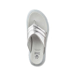 Cougar - Sandales compensées en cuir Abba Luxmotion pour femme (ABBA-SLV)