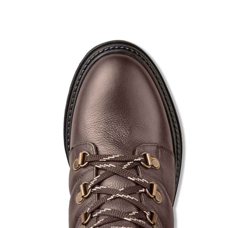 Cougar - Bottes d'hiver imperméables en cuir pour femme (VANTAGE-DKBRN)