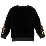 Kids' Dr. Bombay Velour Crewneck Sweatshirt (2DRK70102 BLK)