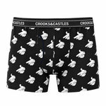 Crooks & Castles - Men's 2 Pack Airgun Boxer Briefs (QS190902 BLK)