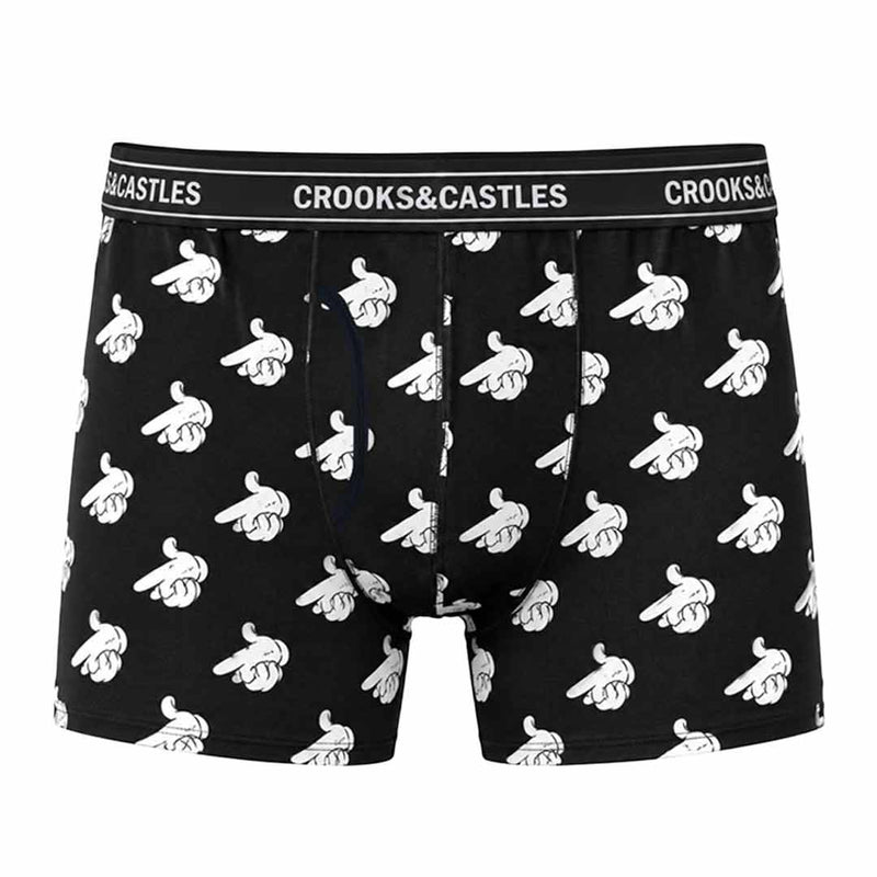 Crooks & Castles - Men's 2 Pack Airgun Boxer Briefs (QS190902 BLK)