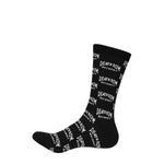 Crooks & Castles - Unisex Death Row Crew Socks (2DR01935 BLK)