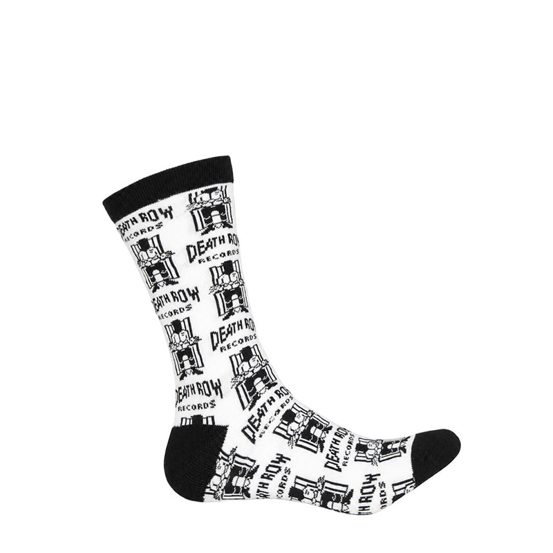 Crooks & Castles - Unisex Death Row Socks (2DR01936 WHT)