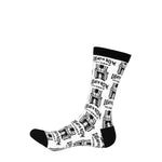 Crooks & Castles - Unisex Death Row Socks (2DR01936 WHT)