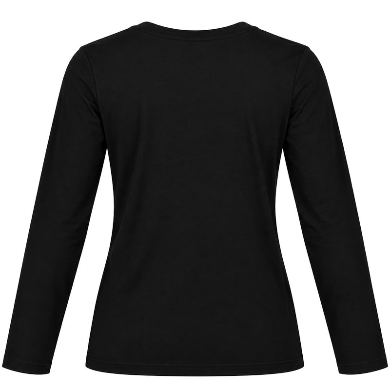 Crooks & Castles - Women's Blank Long Sleeve T-Shirt (5564LS BLACK)