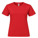 Crooks & Castles - Women's Blank Short Sleeve T-Shirt (LCRT001 RED)
