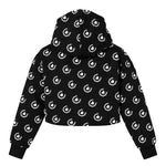 Crooks & Castles - Women's Crop Graphic Hoodie (QSL190102 BLK)