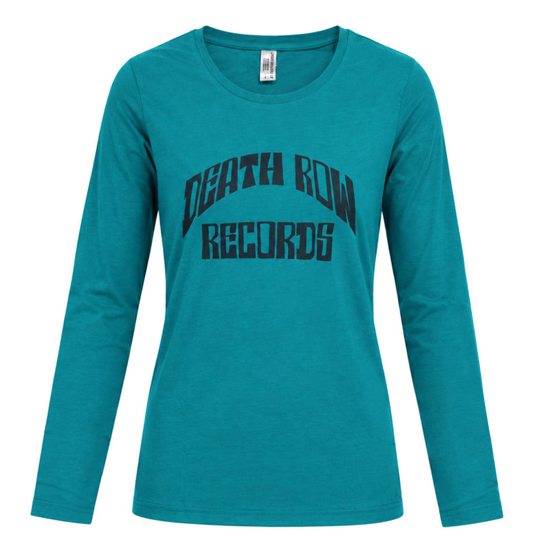Crooks & Castles - Women's Death Row Records Core Logo Graphic Long Sleeve T-Shirt (2DRL01712 HABL)