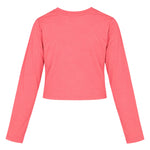 Crooks & Castles - Women's Death Row Records Cropped Long Sleeve T-Shirt (2DRL01711 CORAL)