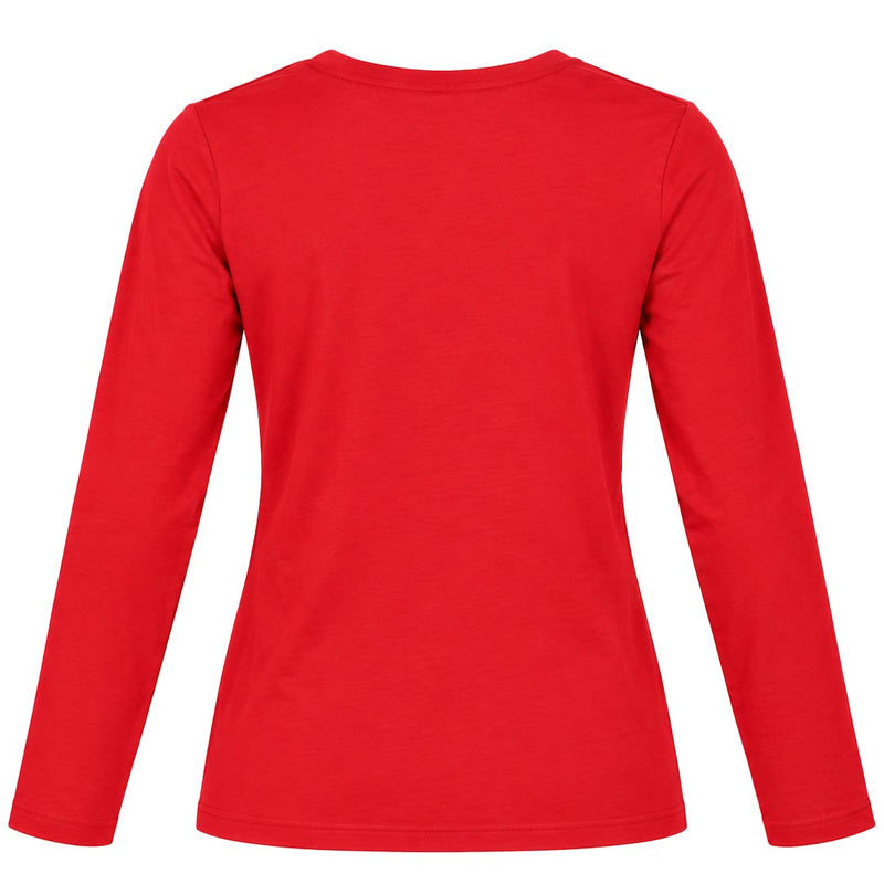 Crooks & Castles - Women's Long Sleeve T-Shirt (LLT001 RED)