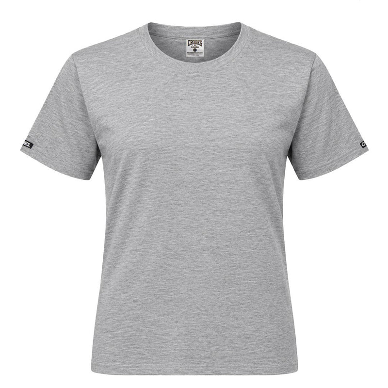 Crooks & Castles - Women's Short Sleeve T-Shirt (1000LTSC HTHRGRY)