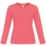 Crooks & Castles - Women's Long Sleeve T-Shirt (LLT001 CORAL)