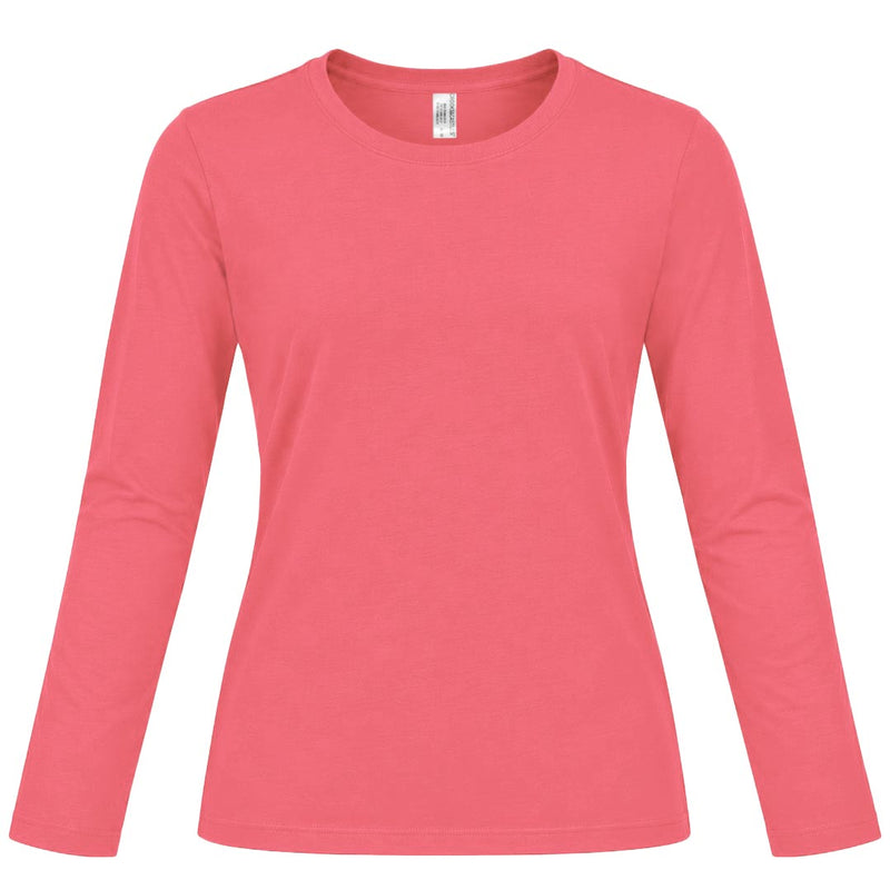 Crooks & Castles - Women's Long Sleeve T-Shirt (LLT001 CORAL)