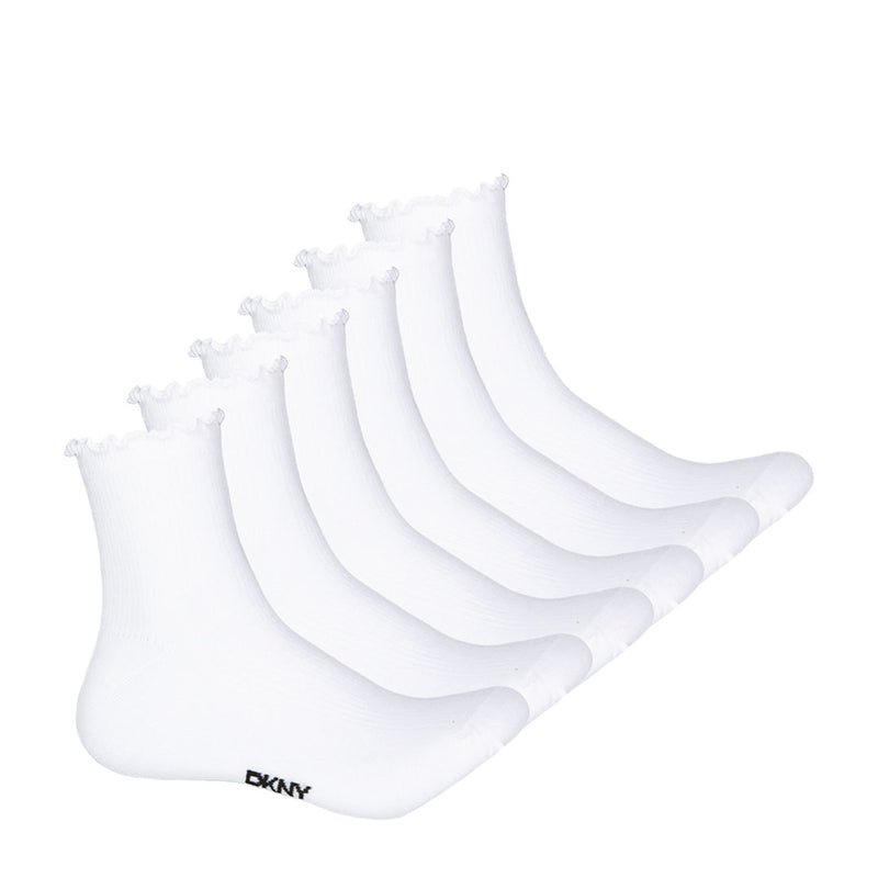 DKNY - Women's 6 Pack Anklet Socks (DK123769 100)