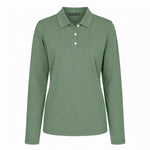 Devon & Jones  - Women's Pima Pique Long Sleeve Polo (D110W DILL)