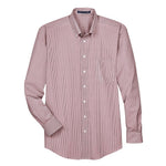 Devon & Jones - Men's Crown Collection Banker Stripe Woven Dress Shirt (D645 60)