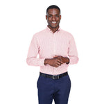 Devon & Jones - Men's Crown Collection Gingham Check Woven Dress Shirt (D640 01C)