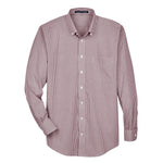 Devon & Jones - Men's Crown Collection Gingham Check Woven Dress Shirt (D640 60)