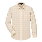 Devon & Jones - Men's Crown Collection Glen Plaid Woven Dress Shirt (DG520 84)