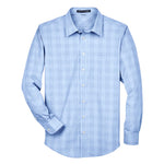 Devon & Jones - Men's Crown Collection Glen Plaid Woven Dress Shirt (DG520 85)