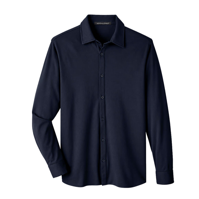 Devon & Jones - Men's Crown Collection Plaited Dress Shirt (DG20Z PM)