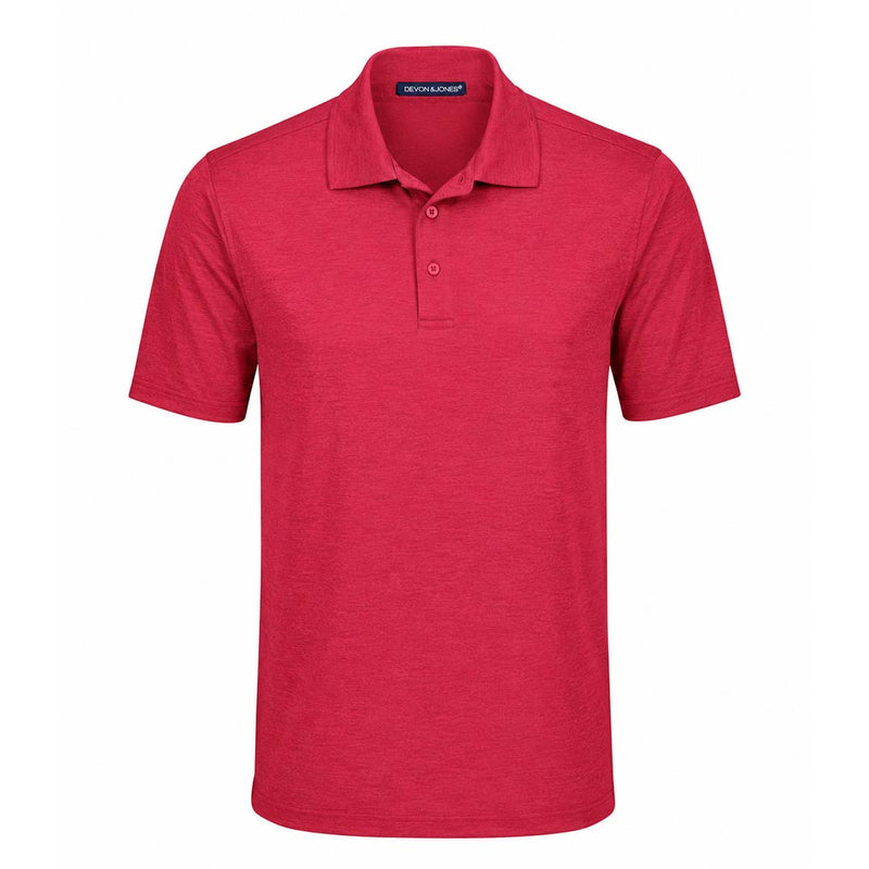 Devon & Jones - Men's Crownlux Performance Address Melange Polo (DG22 S5)