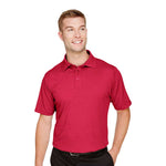 Devon & Jones - Men's Crownlux Performance Address Melange Polo (DG22 S5)