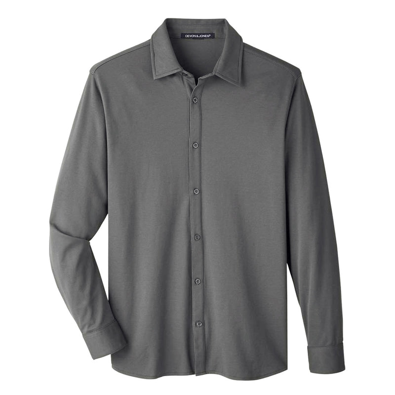 Devon & Jones - Men's CrownLux Performance Collection Plaited Dress Shirt (DG20Z 2A)