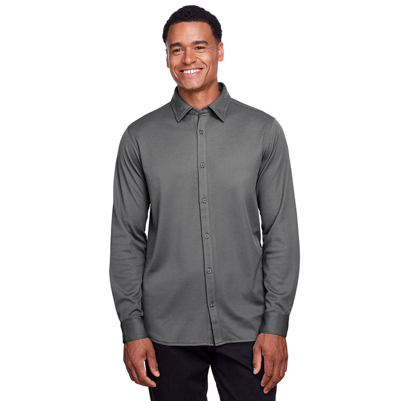 Devon & Jones - Men's CrownLux Performance Collection Plaited Dress Shirt (DG20Z 2A)