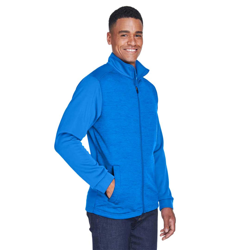 Devon & Jones - Men's Newbury Colorblock Fleece Full Zip Jacket (DG796 NJ)