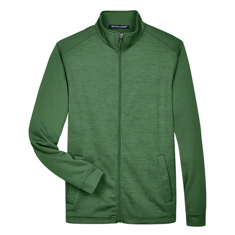 Devon & Jones - Men's Newbury Malange Fleece Full Zip Jacket (DG796 NG)