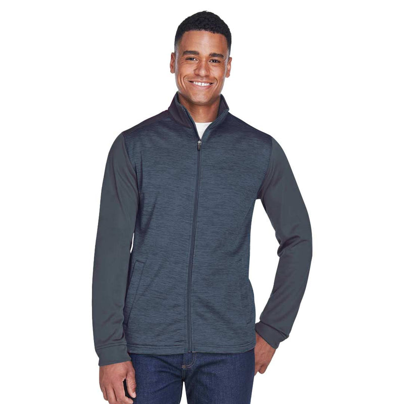 Devon & Jones - Men's Newbury Malange Fleece Full Zip Jacket (DG796 PM)