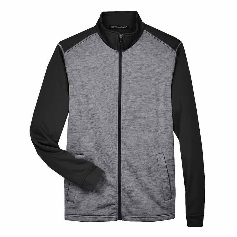 Devon & Jones - Men's Newbury Malange Fleece Full Zip Jacket (DG796 RM)